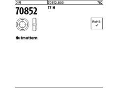 5 x Nutmuttern DIN 70852 17H M85x1,5 (blank/schwarz)
