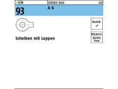 10 x Scheiben DIN 93 31 Edelstahl A4