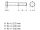 1 x Sechskantschrauben DIN 931 10.9 M42 x 150 (blank/schwarz)