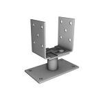 Pfostenträger U-Form, verstellbar